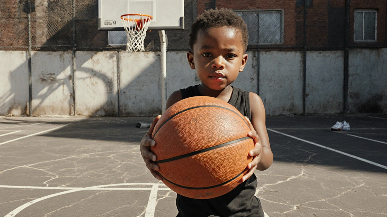 Co znamená hybridní míč v basketbalu?