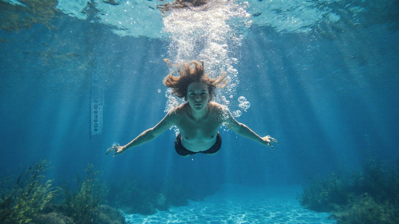 Jak hluboko se může člověk potopit bez přístroje?