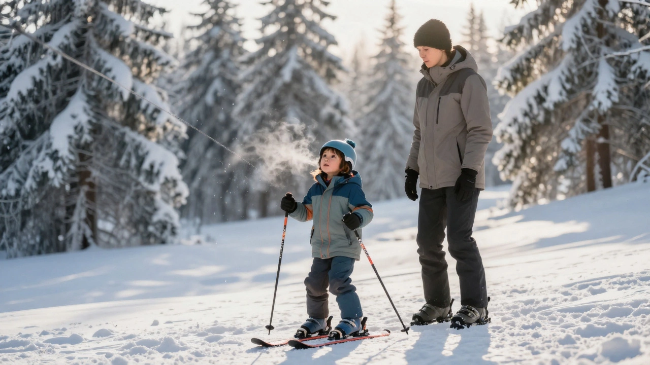 Jak jet s dítětem na vleku: praktický návod pro první lyžařský den