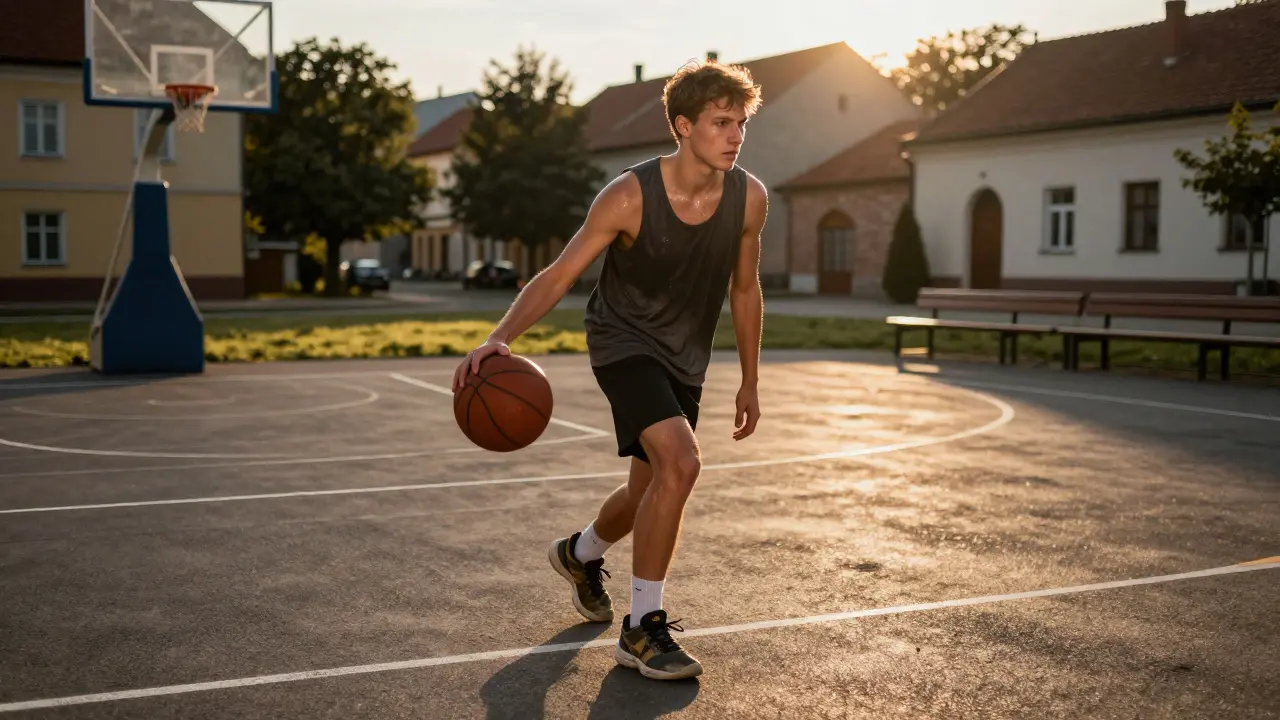 Na kterou stranu se točí basketbalový motor?