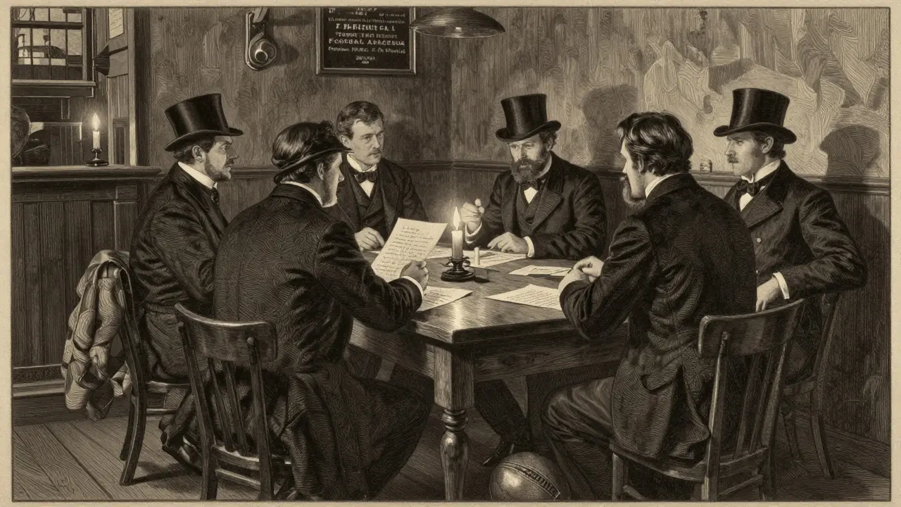 Založení Fotbalové asociace v Londýně v roce 1863